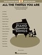 All the Things You Are piano sheet music cover